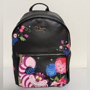 WondaPop Disney Alice in Wonderland Cheshire Cat 12" vegan leather mini backpack